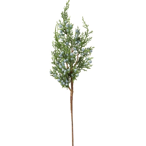 Juniper Pine Spray - Artificial floral - artificial Juniper with berries stem for rent